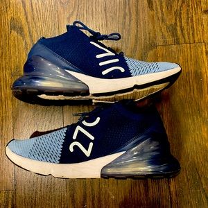 Nike Air Max 270 Flyknit Work Blue Men’s Size 10